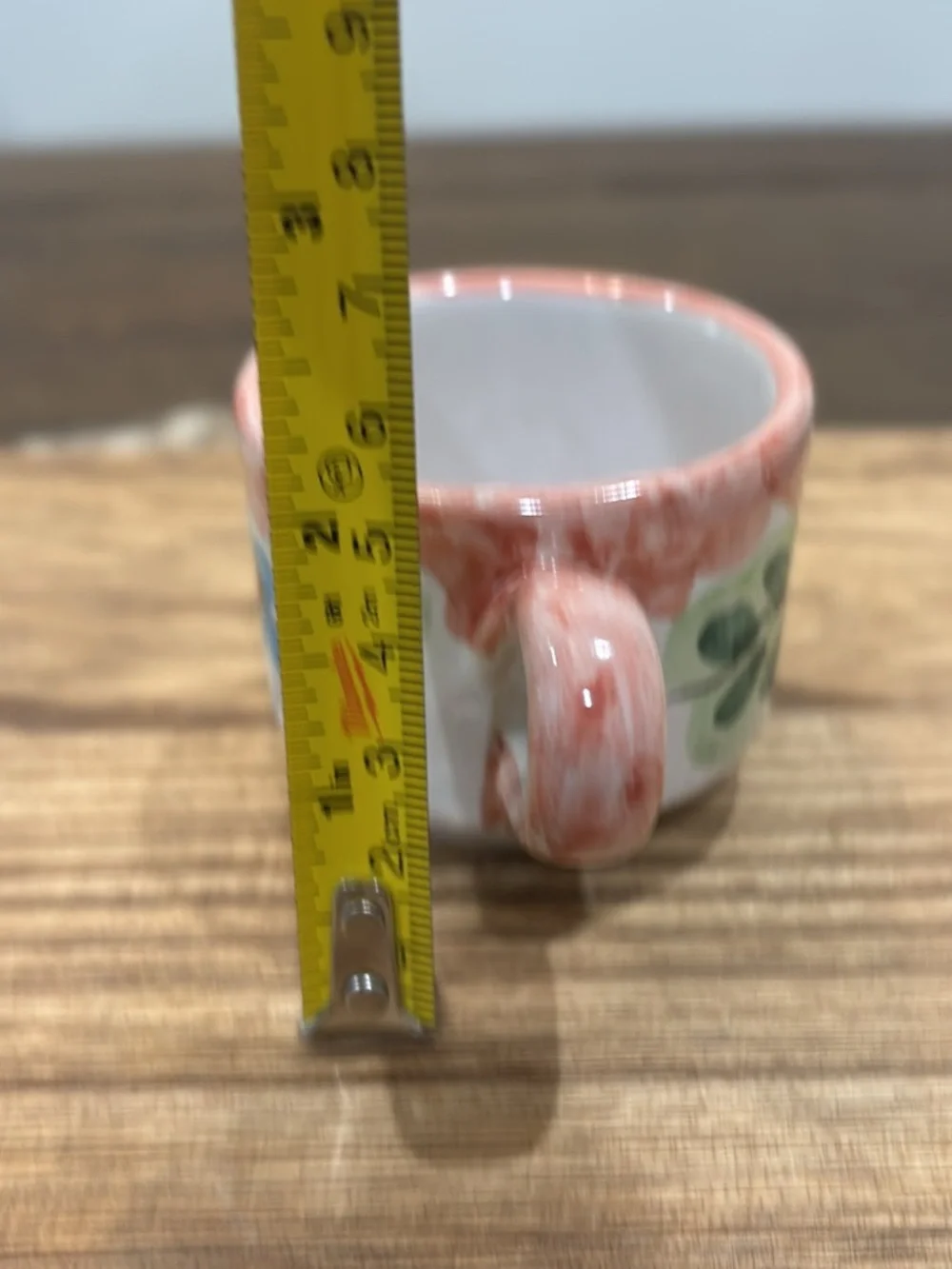 Vintage Vietri Hand-Painted Floral Ceramic tiny Cappuccino Cup